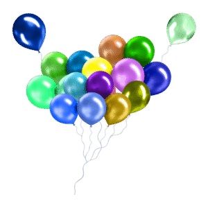 all colour birthday balloon png - All Colour Birthday Balloon PNG Image
