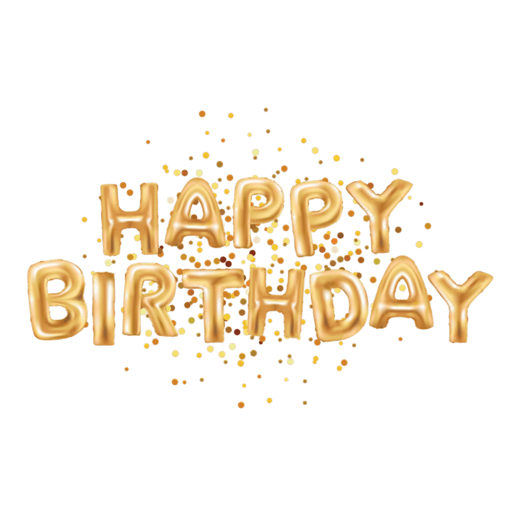 Celebrate with a Colorful Birthday Balloon PNG Image