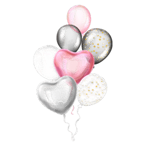 birthday balloon, celebration, colorful, PNG image, party theme - Colorful birthday balloon PNG image