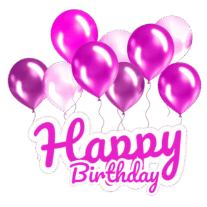 birthday balloon png clipart, free images, high-quality png - Birthday Balloon PNG Clipart Image