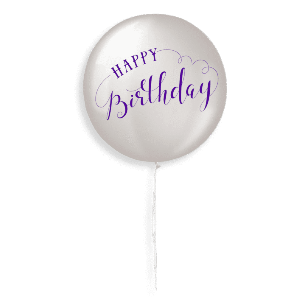 Celebrate with Birthday Balloon PNG Image
