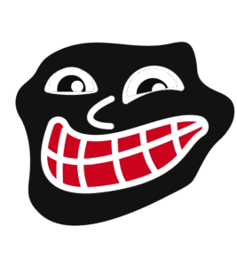 black troll face image, humor, meme, dark, creative - Black Troll Face Image