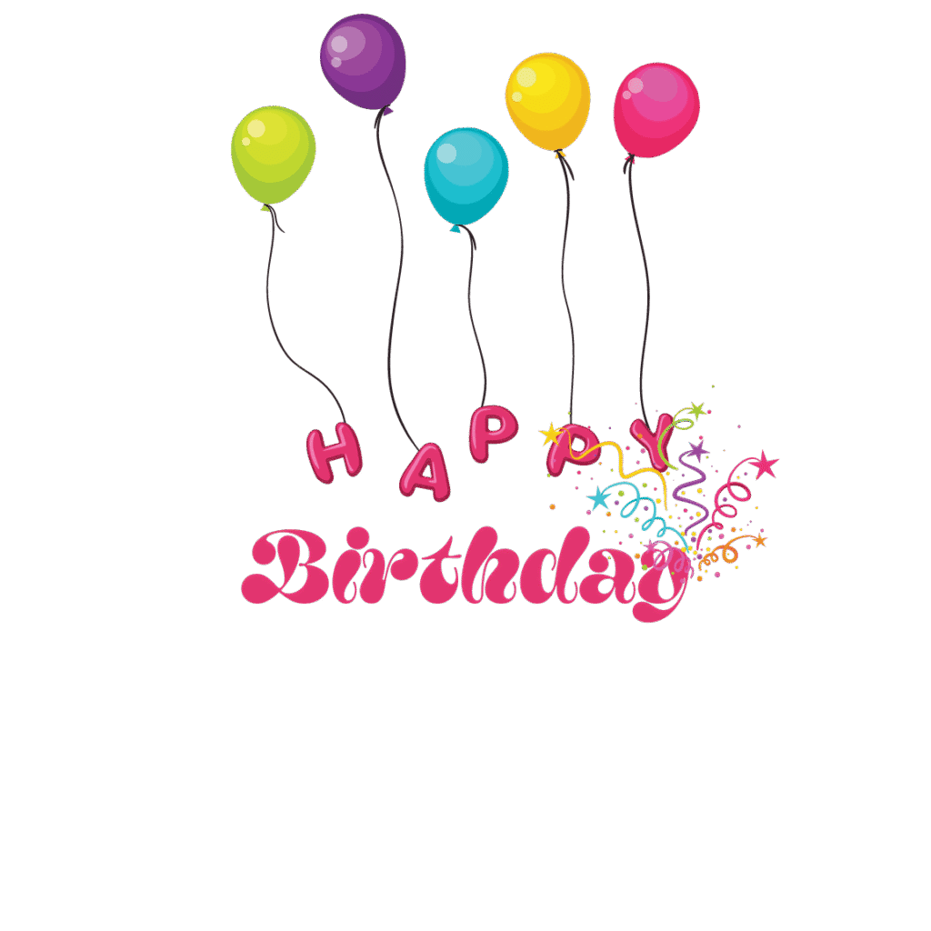 Happy Birthday Greeting Text – Beautiful PNG Image for Birthday Wishes