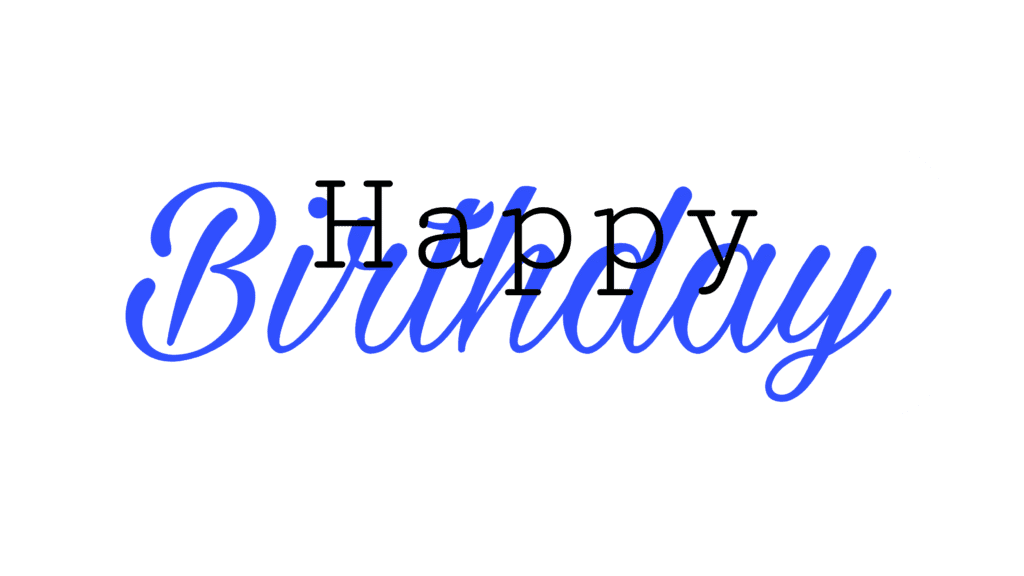 Happy Birthday Lettering – Beautiful PNG Images for Celebrations