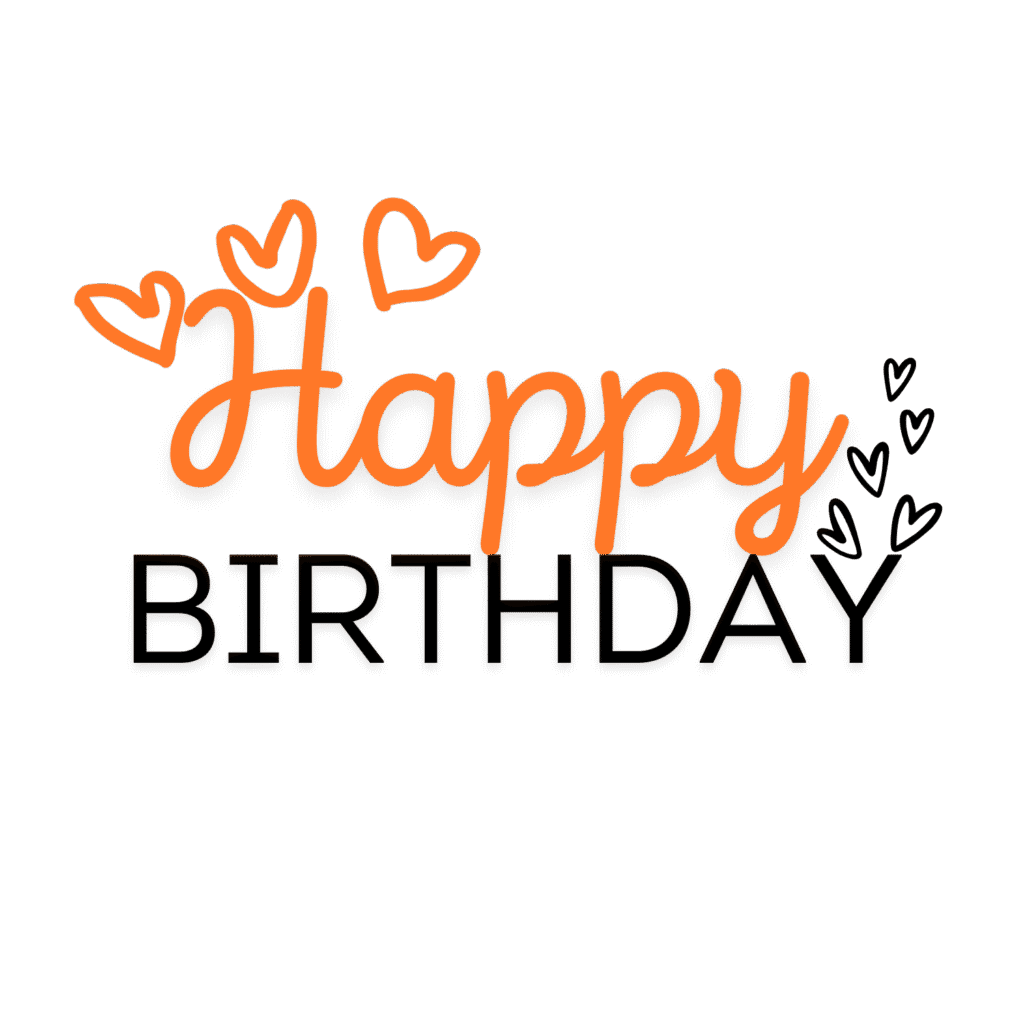 Celebrate with Happy Birthday Text Free Images