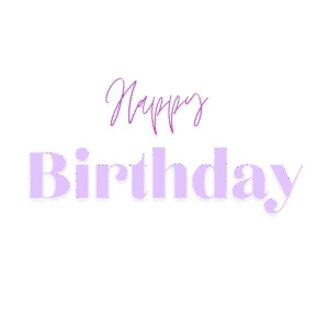 birthday, text overlay, PNG image, celebration, design - Happy Birthday Text Overlay PNG Image