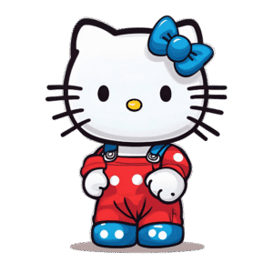 Cute Hello Kitty PNG with transparent background – free download