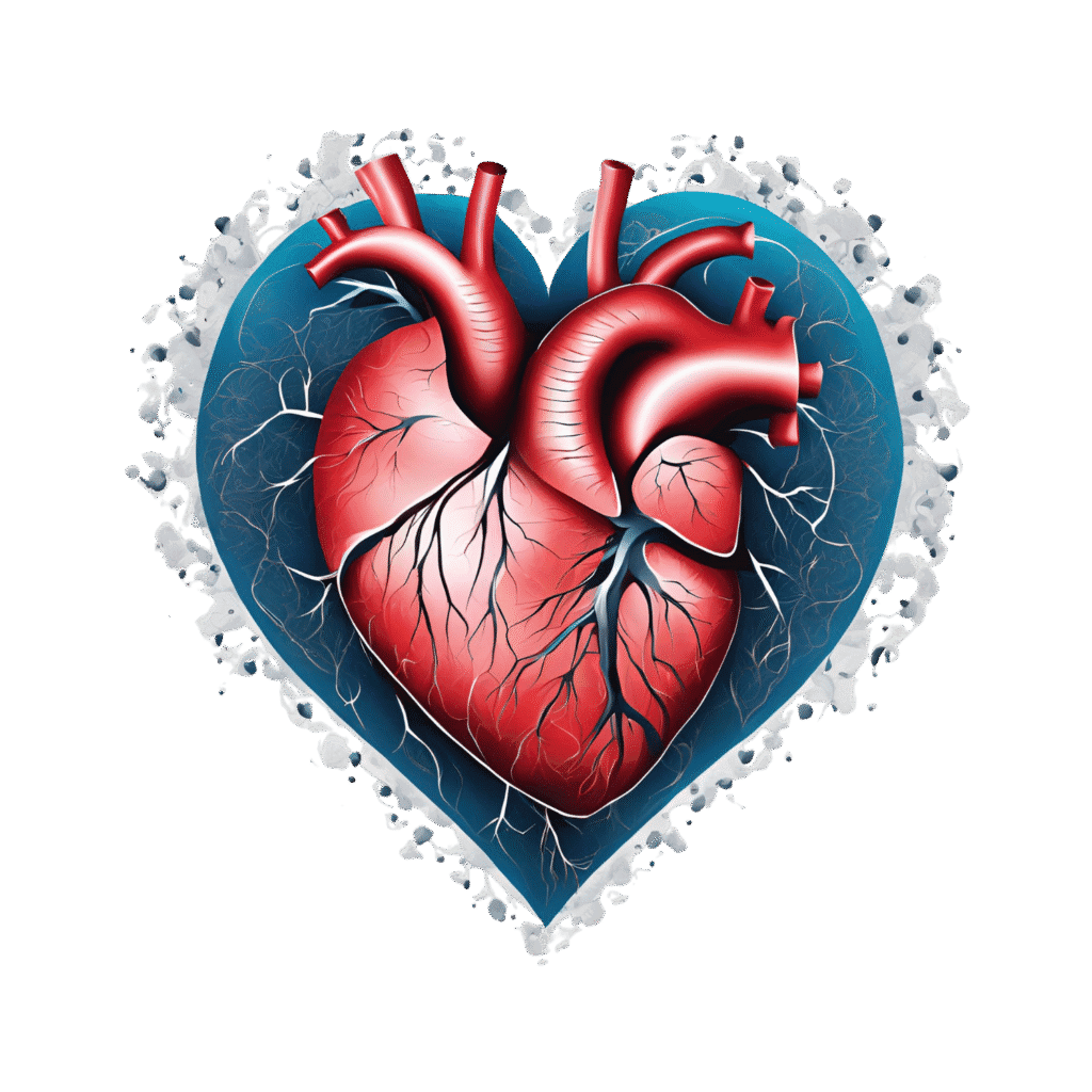 Human Heart Shaped PNG – Anatomical Design Download