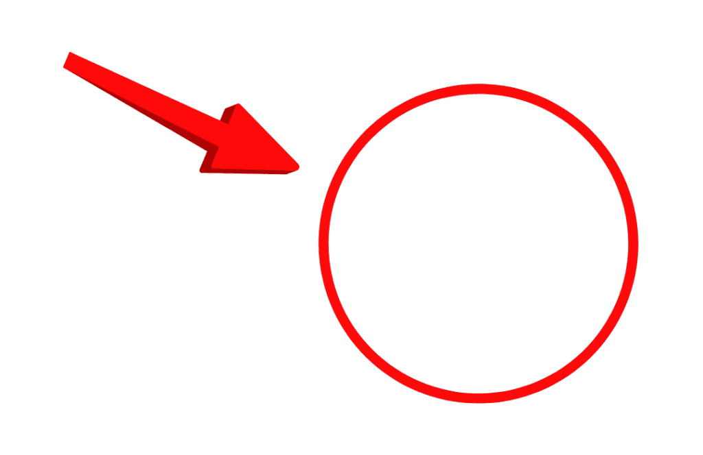 red circle with arrow clipart 1 red circle with arrow clipart