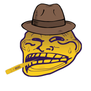 Troll Face Outline, PNG image, free download, transparent background, graphic design - Troll Face Outline PNG Image