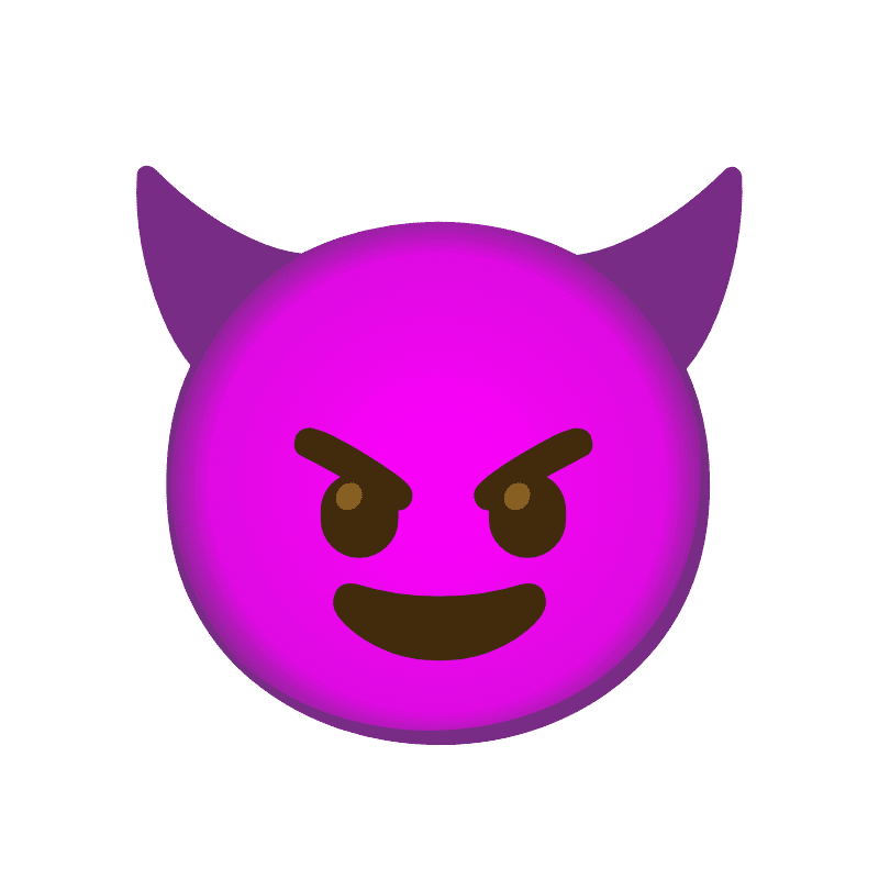 Purple Devil Emoji PNG with Horns – Evil Grin Emoji Free Download 1 Purple Devil Emoji PNG with Horns – Evil Grin Emoji Free Download