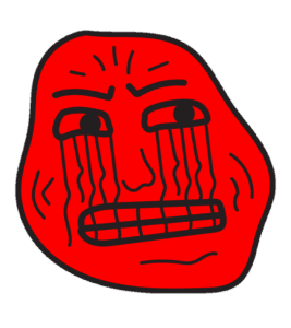 Troll Face Red, PNG image, online sharing, social media, free download - Troll Face Red PNG Image