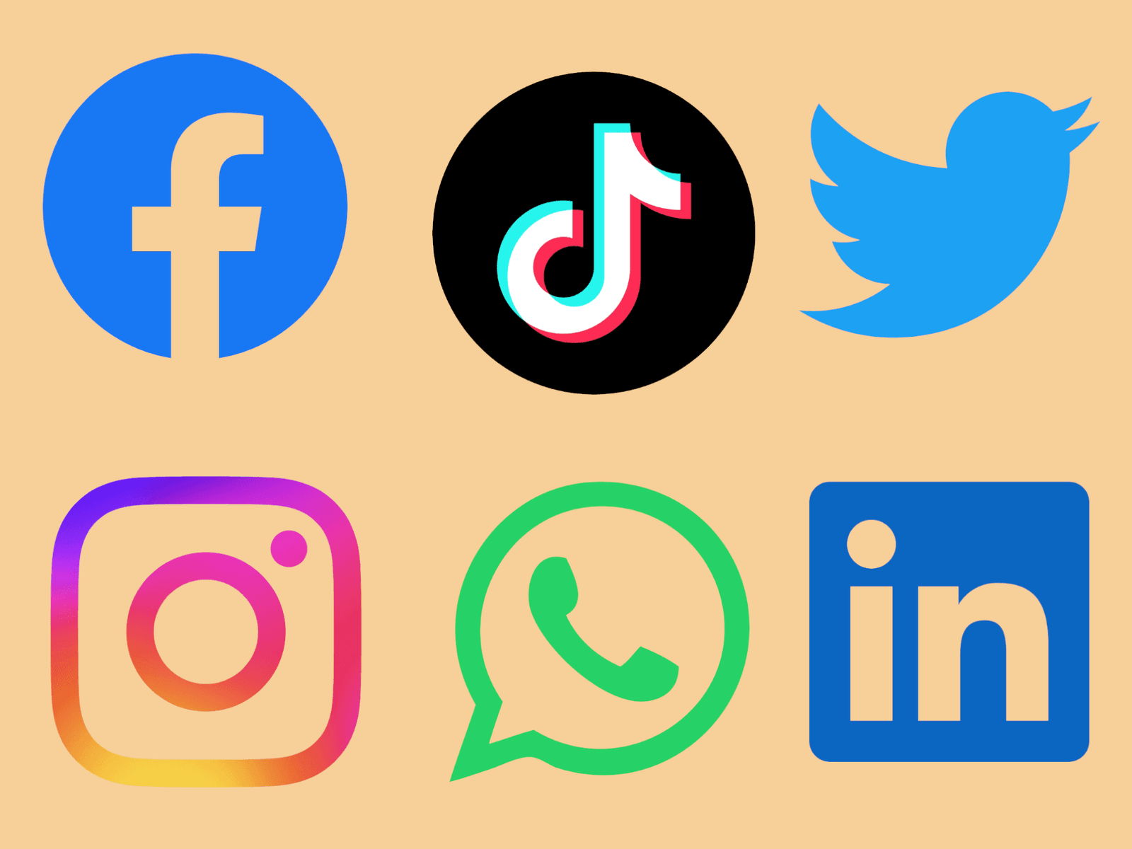 Social Media Icons PNG
