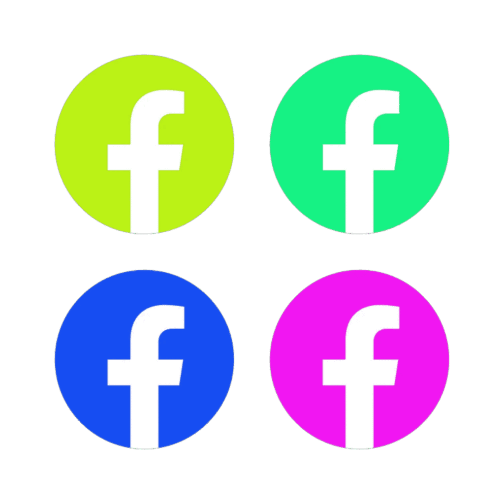 Facebook Colourful Logo PNG