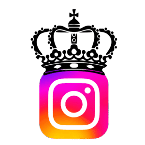 instagram king logo download, PNG image, social media graphics, branding - Instagram King Logo PNG Image