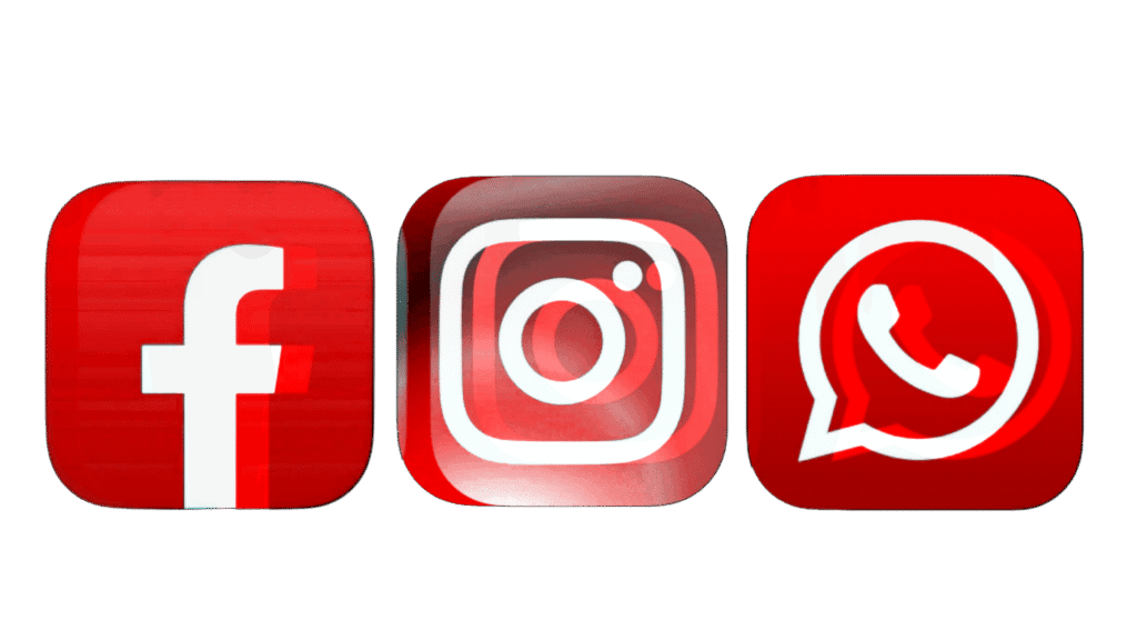 Red Facebook Logo Png